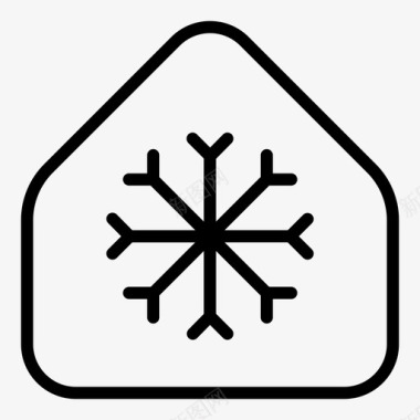 制冷空调家居图标图标