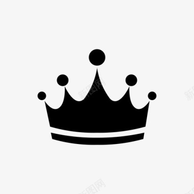 奢华灯具皇冠国王奢华图标图标
