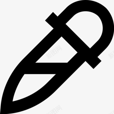 移液管化学滴管颜色选择器图标图标