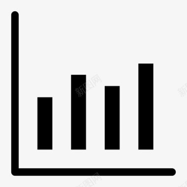 条形比例图条形图图表业务图标图标