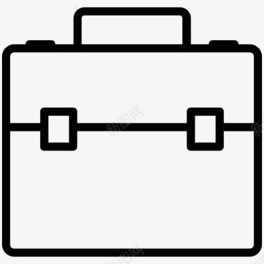 旅行箱商务旅行包工作包图标图标