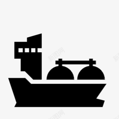 货船液体液体气体图标图标