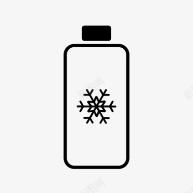 水瓶冷水塑料瓶图标图标