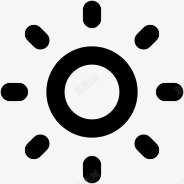 sun字体sunbrightnesslight图标图标