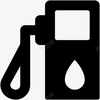 加油站加油泵web和用户界面字体图标图标
