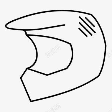 头盔头部保护土车头盔图标图标