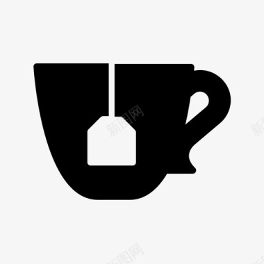 一杯茶饮料茶馆图标图标