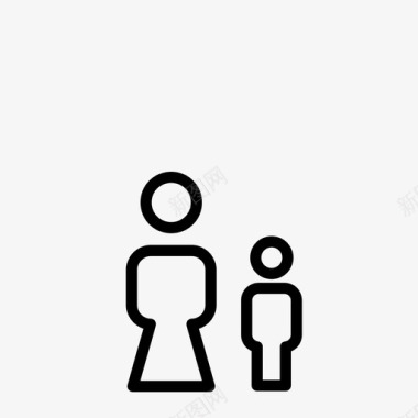 家人妈妈和儿子家人图标图标
