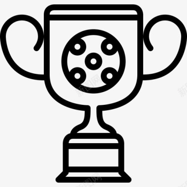 阿迪达斯运动标志地板球奖杯最佳运动图标图标