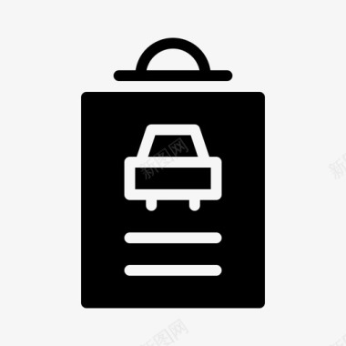 汽车保险保证承诺图标图标