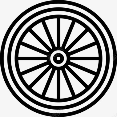 前轮自行车轮胎图标图标