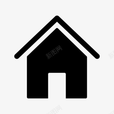 简约房子家公寓房子图标图标