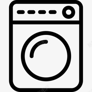 电器洗衣机电器电子图标图标