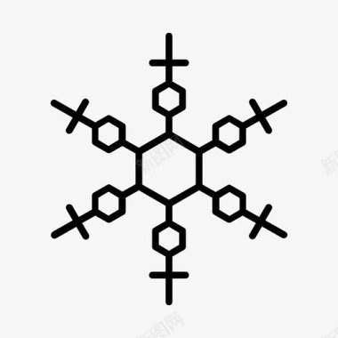 飘零雪花雪花装饰品冬天图标图标