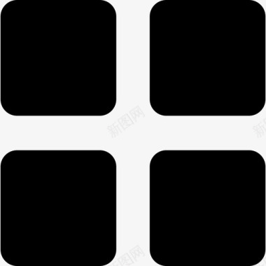 四方形按钮界面界面和网络图标图标