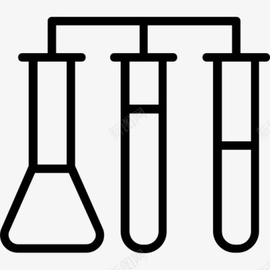 实验常用图标实验室测试培养管实验图标图标