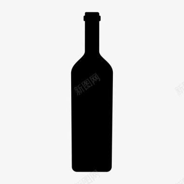 酒瓶酒瓶饮料食品和饮料图标图标