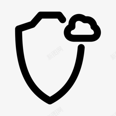 快云防护云保护放牧防护图标图标