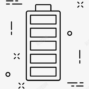 小电池电池电池电量电池状态图标图标