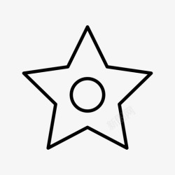 明星签名明星徽章最爱图标高清图片