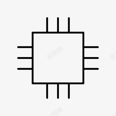 消费图标采购产品芯片消费电子设备图标图标