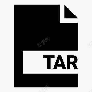 tar统一的unix文件归档文档图标图标