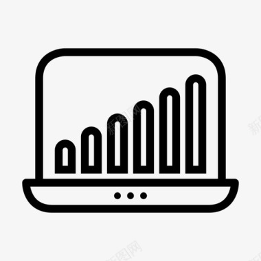 还增加增加图表笔记本电脑图标图标
