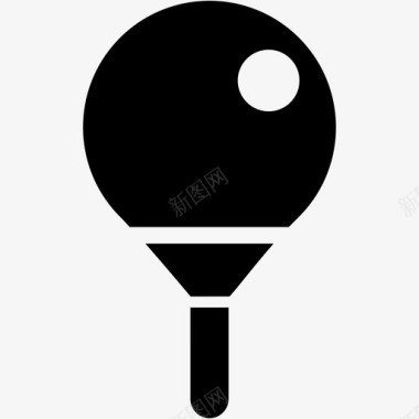 网球拍运动乒乓球图标图标