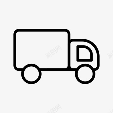 货物卡车货物快速图标图标