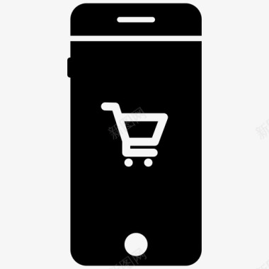 移动购物手机移动技术图标图标