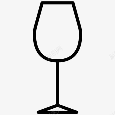 葡萄酒杯梅洛赤霞珠图标图标