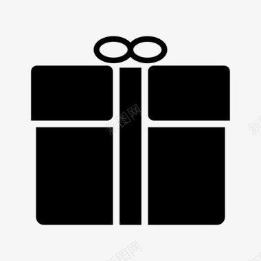 蓝色礼物盒子礼品盒子礼品盒图标图标