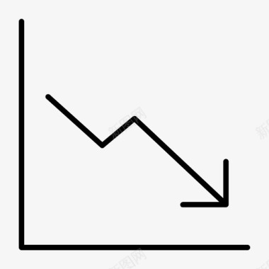 销售单据下降趋势增加收入增加销售额图标图标