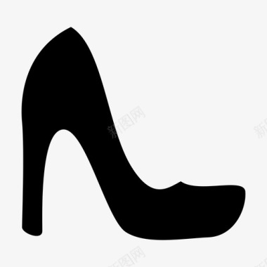 高跟鞋女鞋服装及配件图标图标