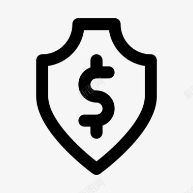 承诺标志货币保险保证承诺图标图标