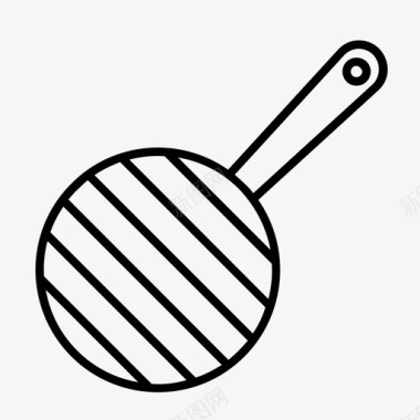 锅厨师炊具图标图标