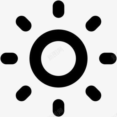 sun字体sunbrightnesslight图标图标
