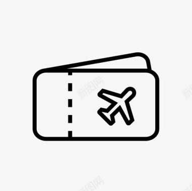 机票航空旅行图标图标