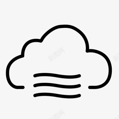 雾云天天空图标图标