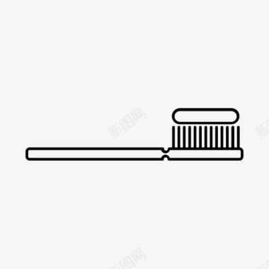 牙刷牙齿卫生口腔卫生图标图标
