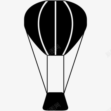 热气球飞行热气球飞行天空图标图标
