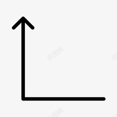 直角急转弯箭头方向图标图标