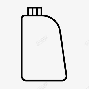 瓶子清洁用品清洁剂图标图标