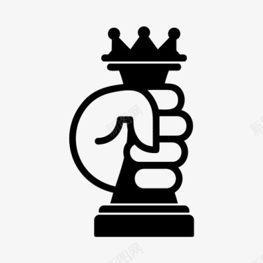 皇后象棋升级图标图标