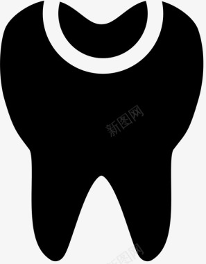 蛀牙牙医磨牙图标图标