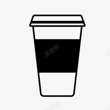 一次性卫生筷咖啡杯咖啡去一次性杯子图标图标