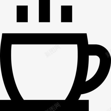 茶杯咖啡杯热饮图标图标