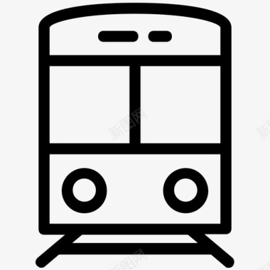 火车火车头地铁图标图标