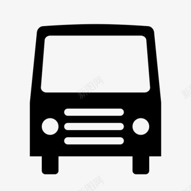 公共汽车长途汽车班车图标图标