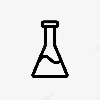 实验室erlenmeyer烧瓶化学教育图标图标
